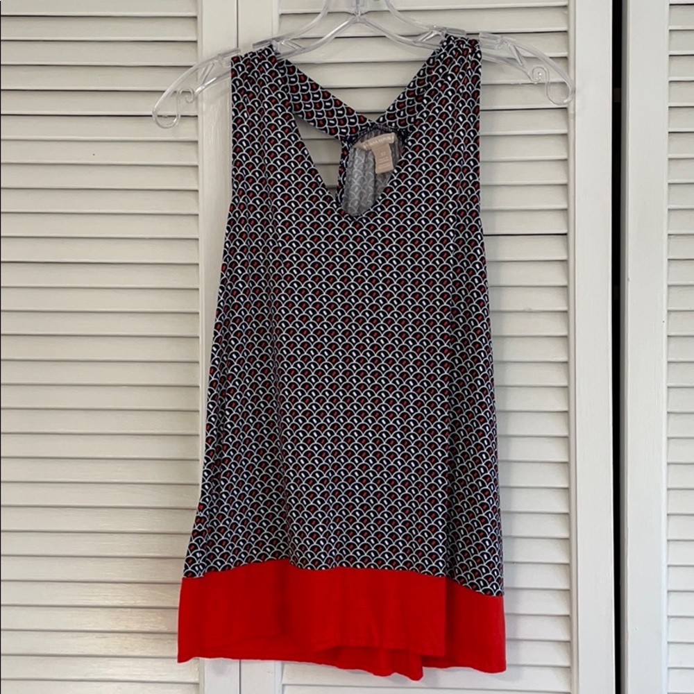 Banana republic racer back tank top.